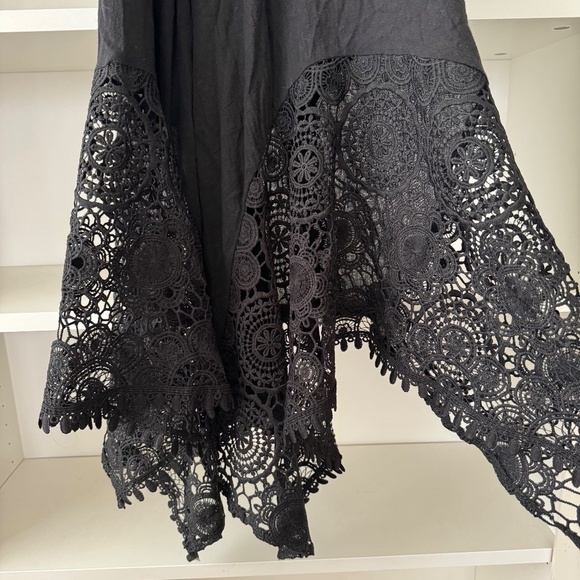 REVOLVE ALE BY ALESANDRA Gauze Lace Dress in Black Sands - Picture 5 of 8